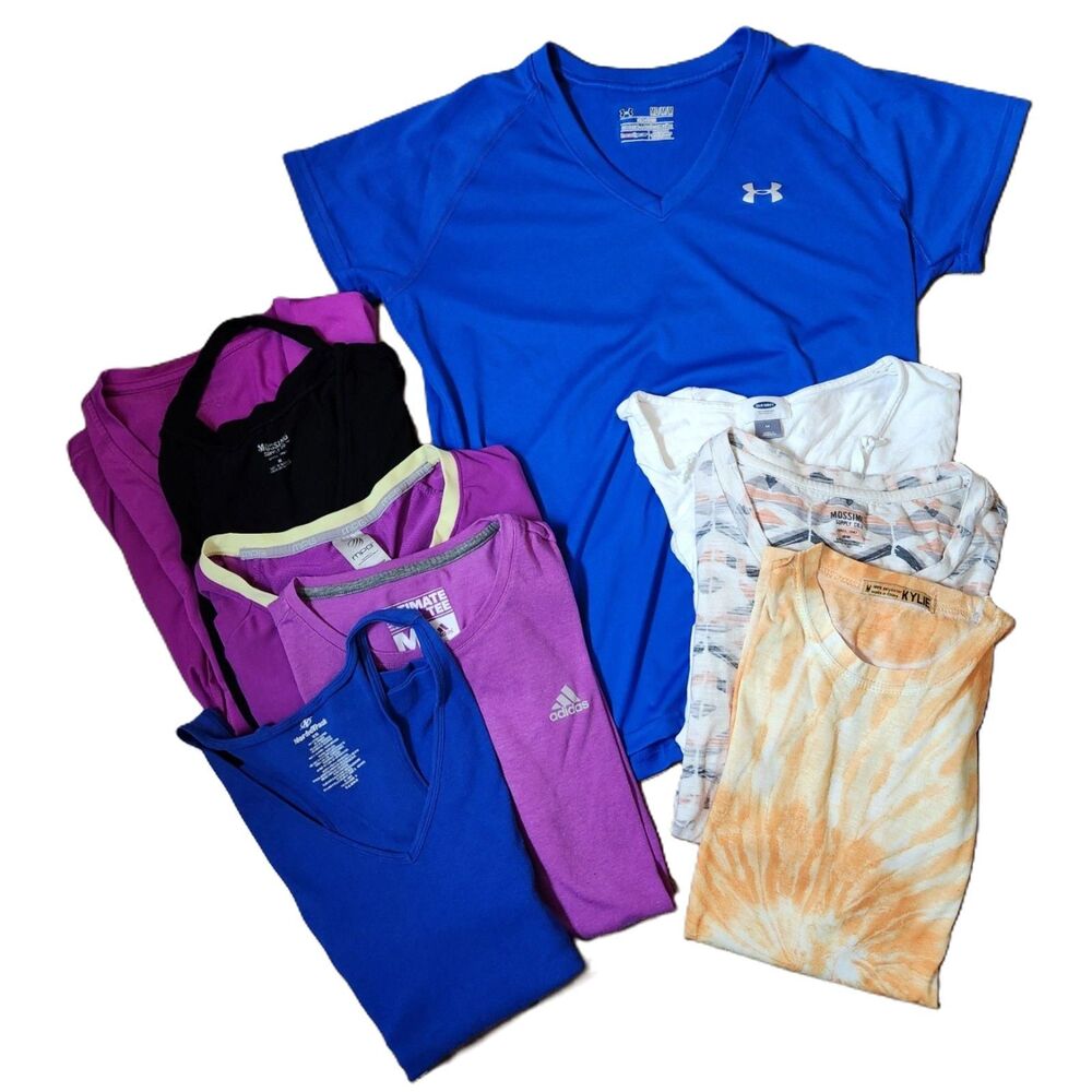 Womens Clothing Lot Medium Tees & Tank Bundle Size Medium